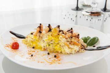 Risotto con Gambas