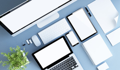 corporate technology top view