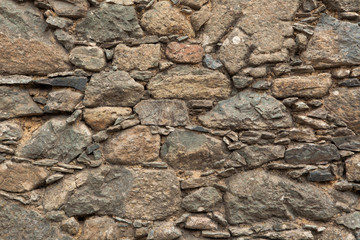 Old stone masonry.