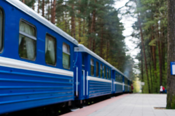 Obraz premium electric suburban train