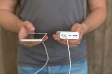 Smartphone charging with power bank