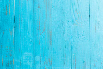Fototapeta na wymiar Blue wooden texture, board vertically