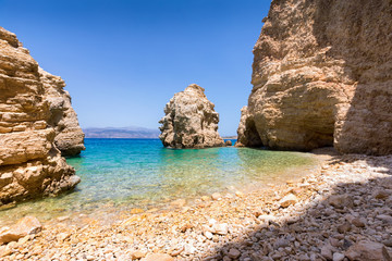 Strand auf Kato Koufonisi, Kleine Kykladen, Griechenland
