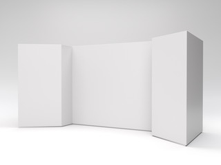 Simple booth or stand mock-up template