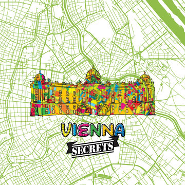 Vienna Travel Secrets Art Map