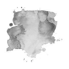 Abstract watercolor grayscale background