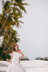 Bride on the beach