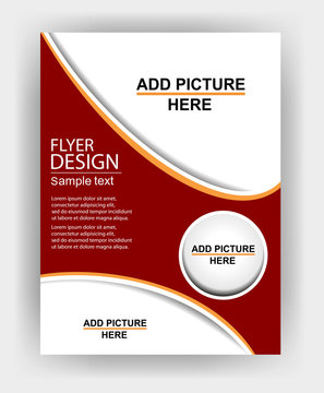 abstract Flyer design - Vector business, poster Template