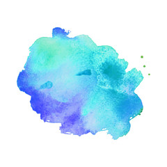 Abstract hand drawn watercolor background.