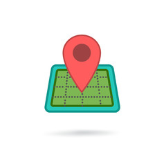 Map icon with Pin Pointer