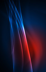 Vector polar lights concept background