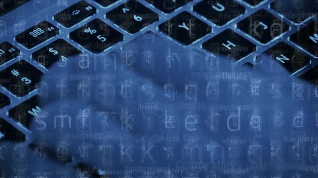 Writing computer code,Typing laptop Keyboard,computer Literate Operator.