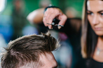 Fototapeta premium Hair styling