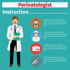 Medical equipment instruction for perinatologist