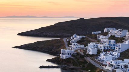 View of Loutra village from the hills above.
