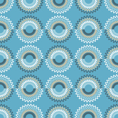 Seamless vector background with abstract geometric pattern. Textile rapport.