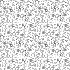 Seamless background in doodle style.