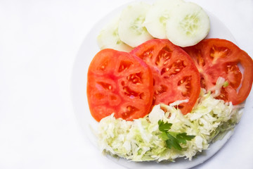 Healthy vegan food