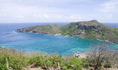 Naklejka premium Baie des Saintes, Guadeloupe 