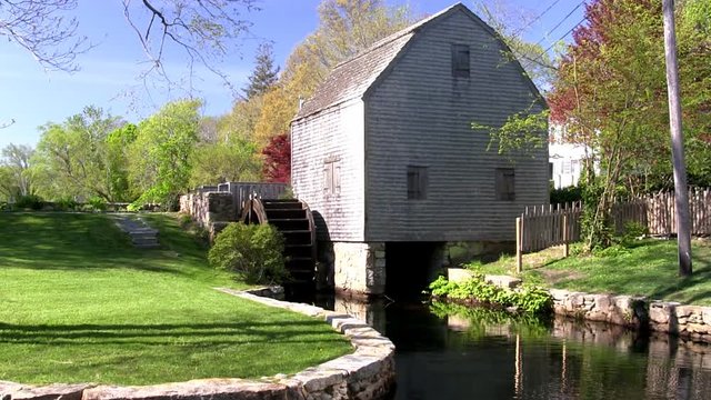 Dexter grist mill creek historic Sandwich village Cape Cod