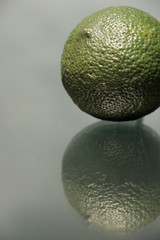 The green ball in the table before lunch