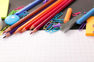 Obraz premium business or school accessories