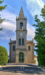 Santa Eulalia church in Pacos de Ferreira, north of Portugal