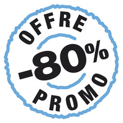 TAMPON OFFRE PROMO 80%