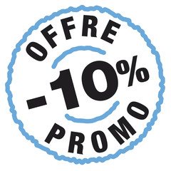 TAMPON OFFRE PROMO 10%