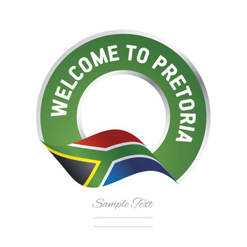 Welcome to Pretoria South Africa flag logo icon