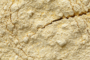 Background of chickpea flour.