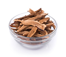 Ganoderma Lucidum isolated on white background