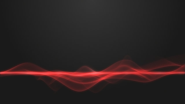 Abstract red energy wave background