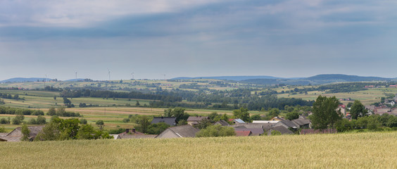 Fototapeta na wymiar Landscape in rural area.