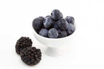 Arándanos y moras