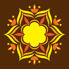 creative rangoli design