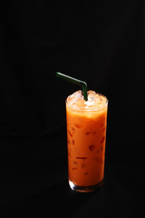 Amazing Thai iced  tea  'Cha Yen'  is a Thai cold     drink made from tea, milk and sugar.  