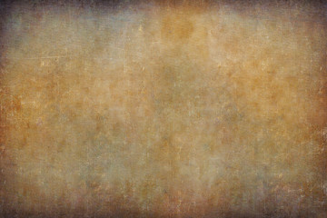 Abstract Background Brown Yellow Painted Linen