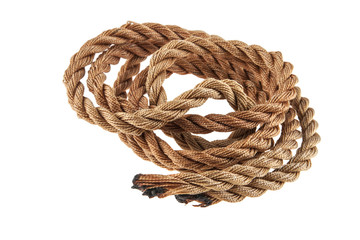 Rope isolated on white background