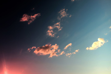 Sunset sky background