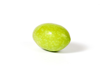 Green young olive