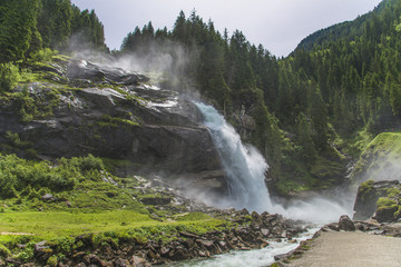 Autriche/cascades de Krimml