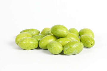 Green young olive