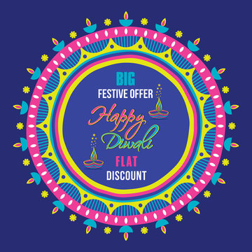 Diwali Big Festive Offer Banner Design