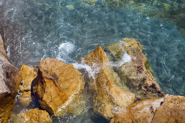 Matala beach, Crete, Greece.