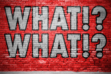 What!? What!? Graffiti