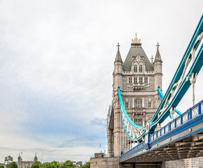 Fototapeta na wymiar The iconic Tower Bridge, London, England