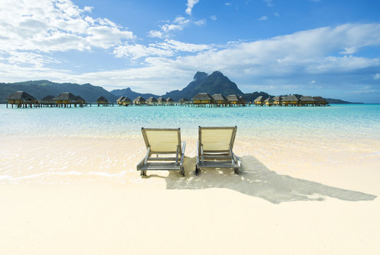 lagon paradisiaque &agrave; tahiti en polyn&eacute;sie 