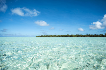 lagon de rêve en polynésie