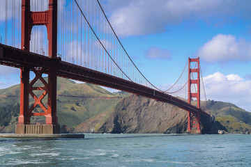 The Golden Gate Bridge of San Francisco, CA